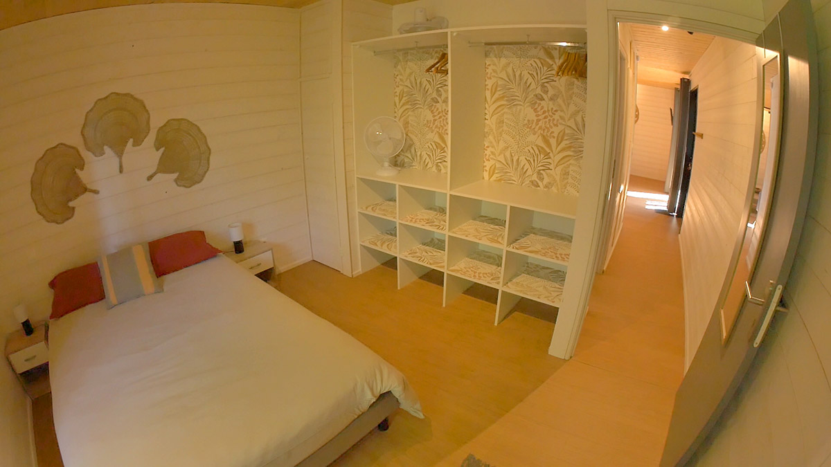 Chanmbre douillette et confortable dans les lodges