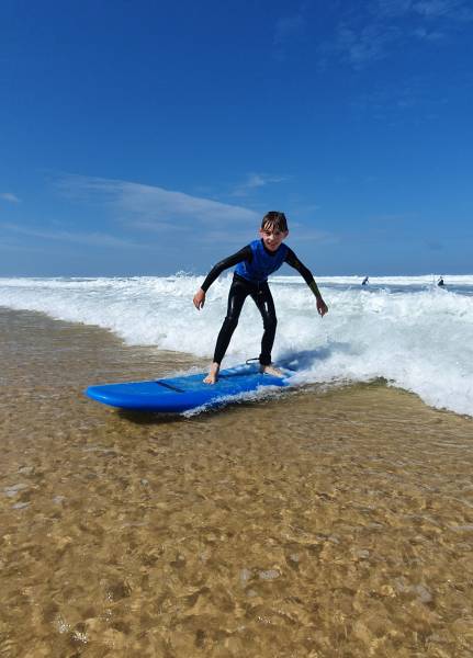 stage de surf pour enfants et adultes à Lacanau