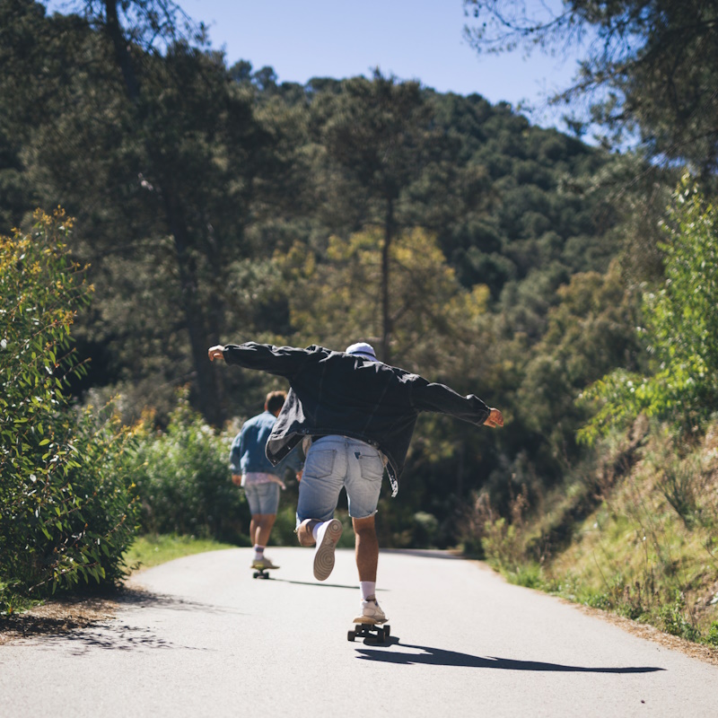 Activité skate à Lacanau avec wally gliss et moutchic
