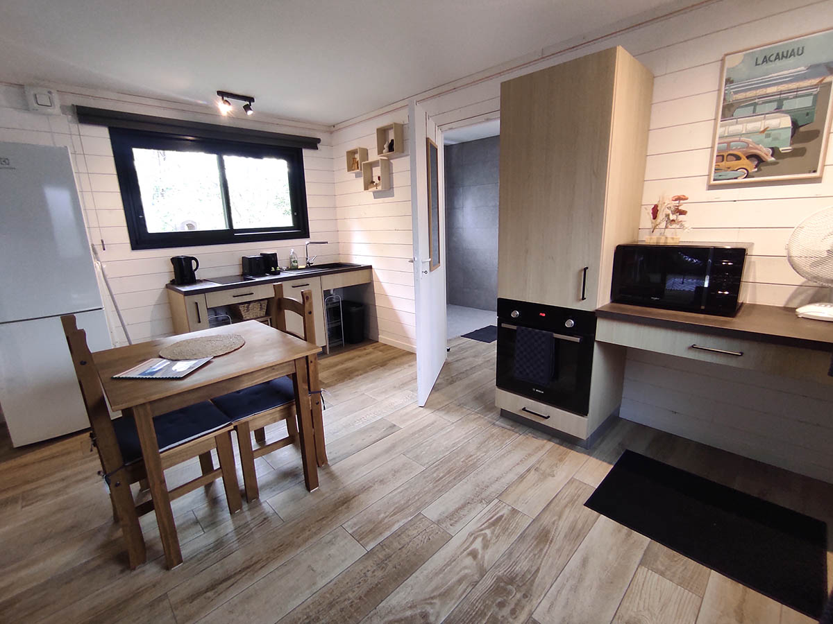 Location lodge pmr à Lacanau