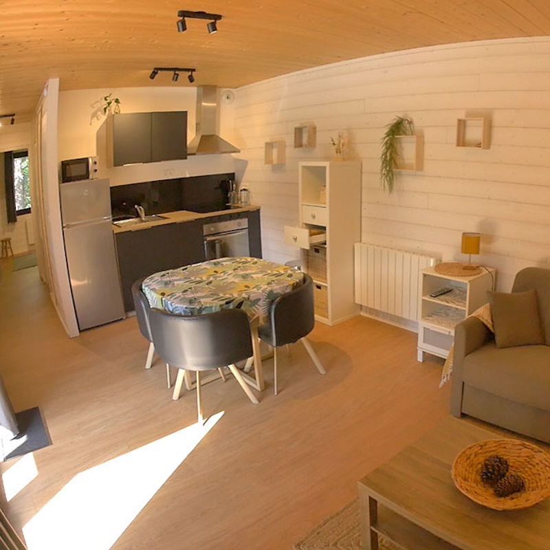 lodge 2 à 4 personnes en location